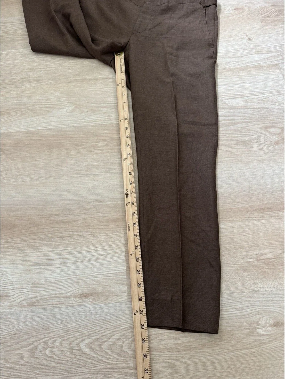 J Lindeberg Grant Micro Texture Pant Mens 48 Delicioso Brown Slim Fit Sz Med US